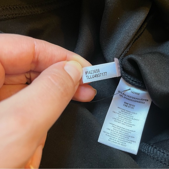 Andrew Marc Microsuede Black pull-on pants size large - Picture 6 of 7